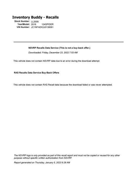 124SPIDER 2018 Camera/Projector 2600640