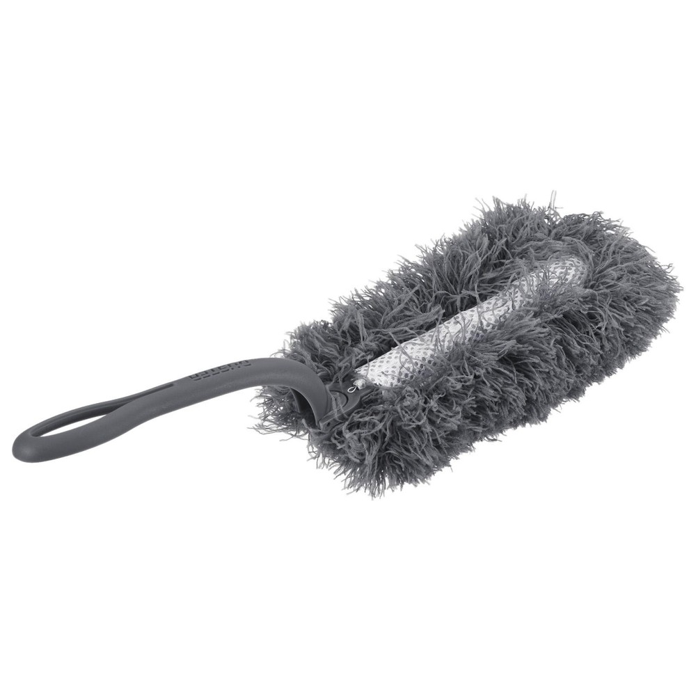 Microfiber Dust Reusable Feather Dust, Grey
