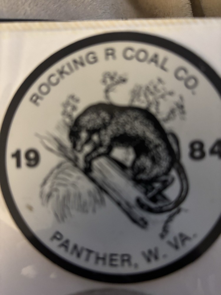 coal mining stickers nice older coal company