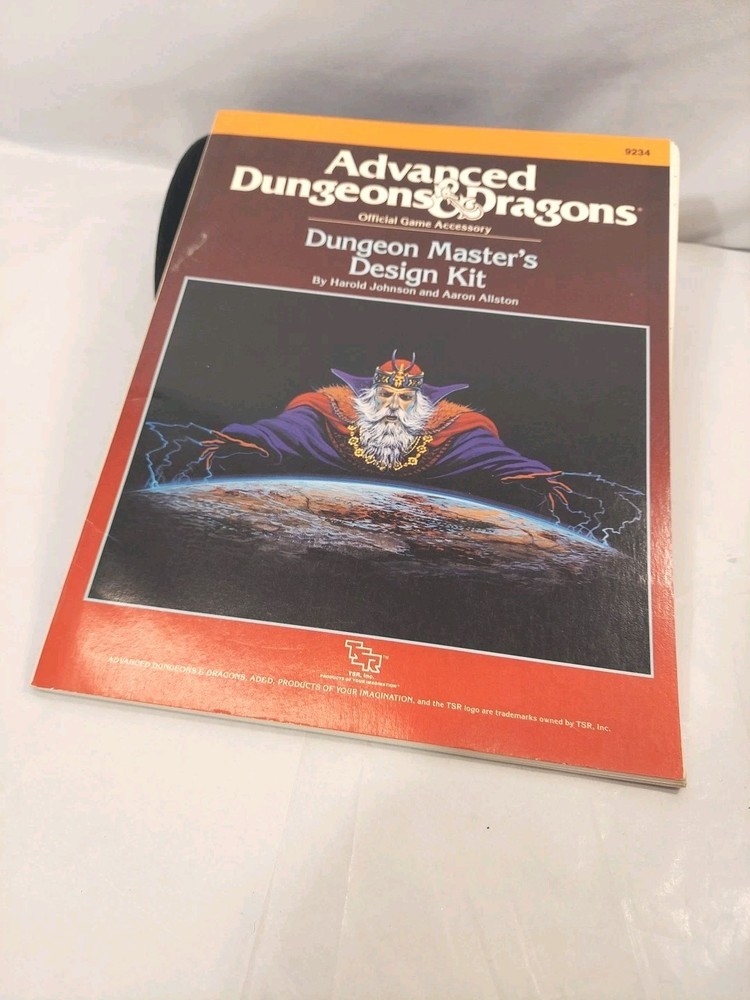 Dungeon Master's Design Kit - Advanced Dungeons & Dragons AD&D TSR 9234