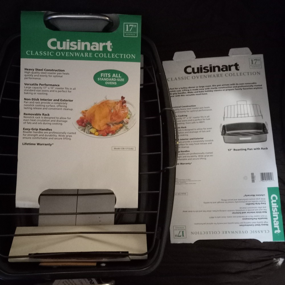 Cusinart 17 inch roasting pan with rack