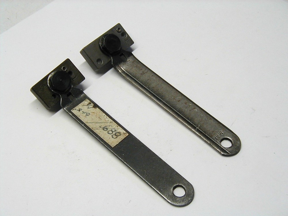 (2) Monogram Nutplate Drill Jig w Interchangeable Pilots 1" & .688 Nut Plates