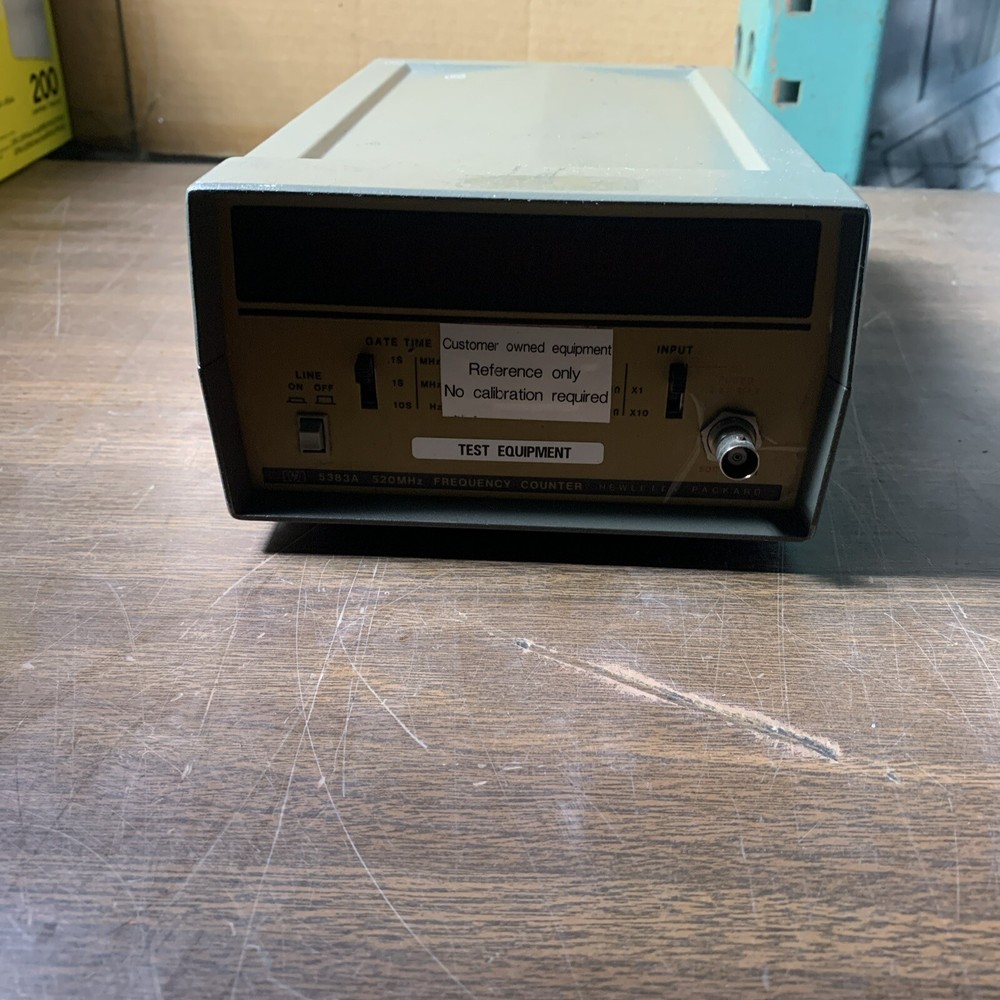 HEWLETT-PACKARD PACKARD 5383A FREQUENCY COUNTER