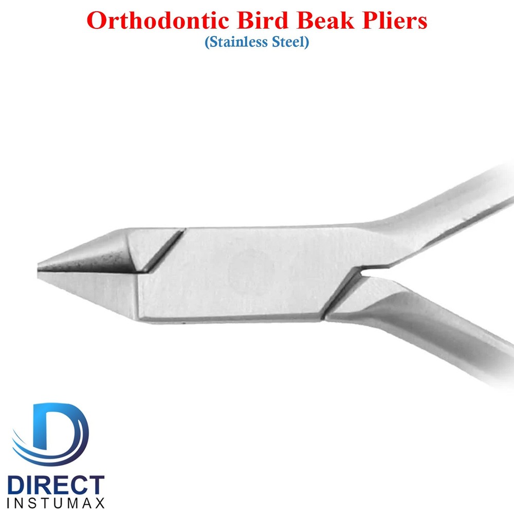 Orthodontic Bird Beak Plier Dental Wire Bending Loop Forming Spring Adjusting CE