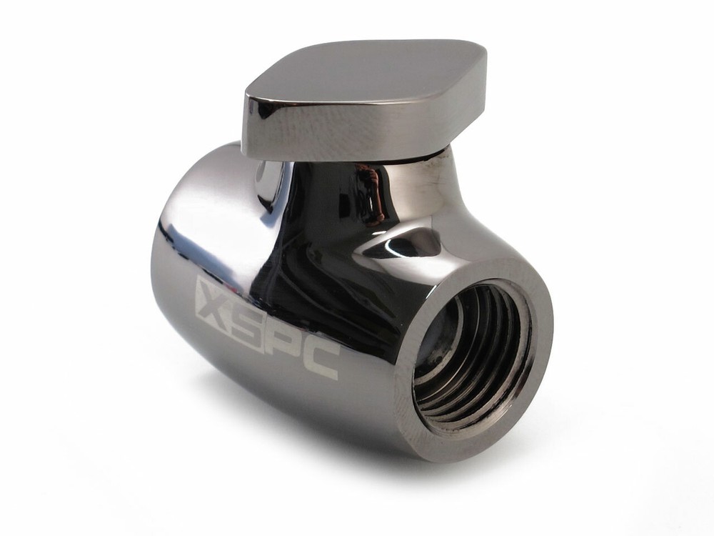XSPC Ball Valve (Black Chrome) G1/4" Threads