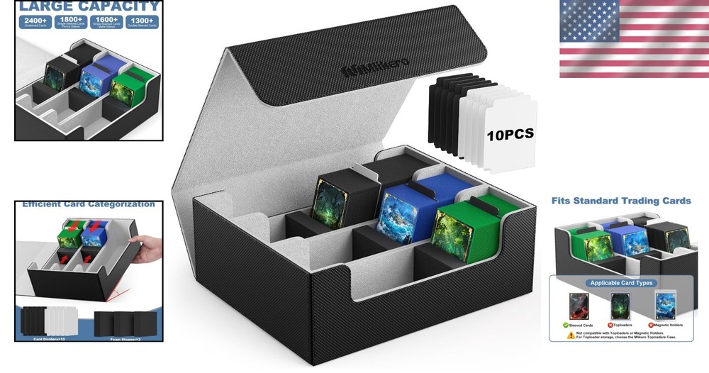 Protective Commander Deck Box for Sport Cards