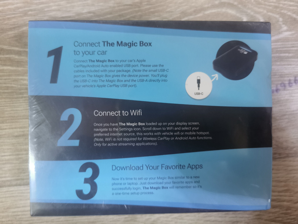 The Magic Box CarPlay Streaming - NetfIix/YouTube Apple CarPlay AndroidAuto