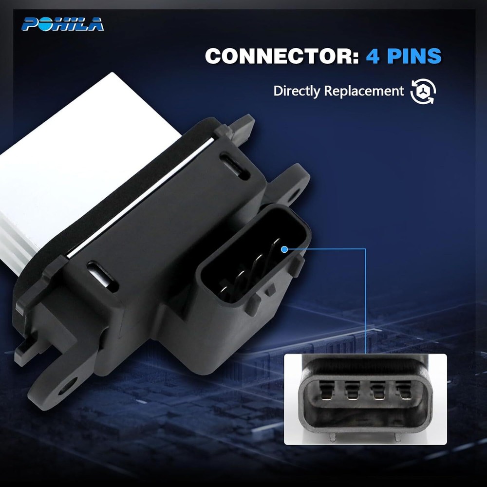 Blower Motor Control Module Resistor Replacement for 2009-2019 Ford Explorer