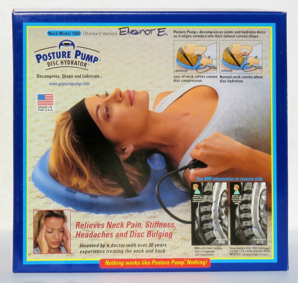 Posture Pro Pump for Neck & Disc Alignment Model 1000 - used