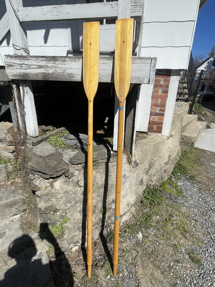 Feather Brand Wooden Oars Pair (canoe)