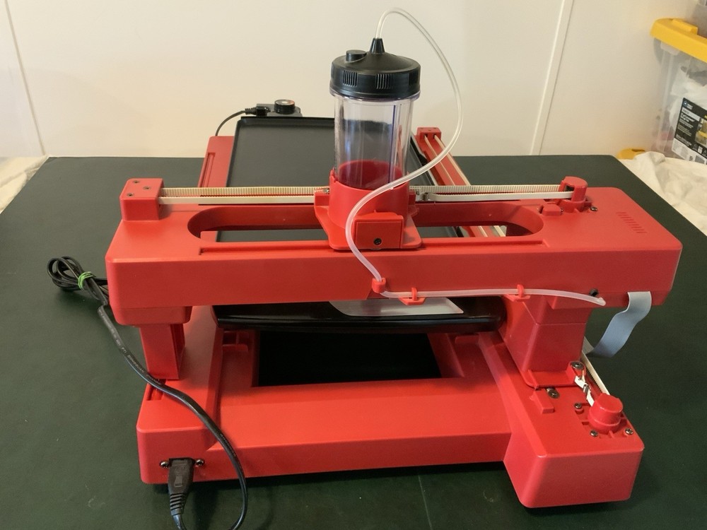 PancakeBot 1.0 Pancake Printer 3d Red WITH GRIDDLE PNKBP01RD