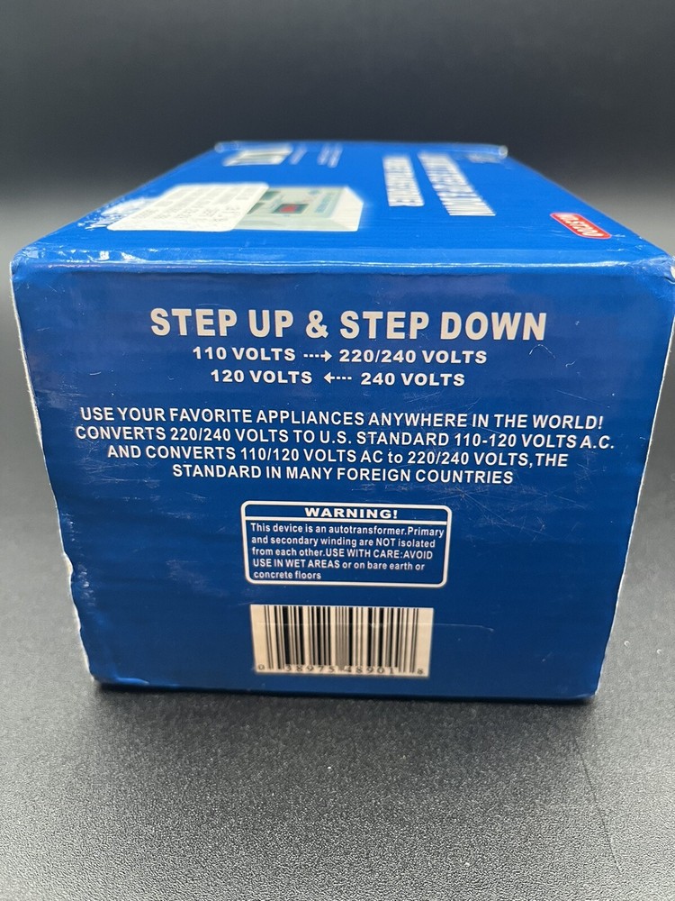 Philmore # ST200, 200 Watt Step Up / Step Down Transformer, 110V AC/220V AC