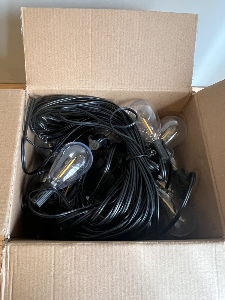 SUNFORCE SOLAR LED String Light 15 BULBS REPLACEMENT LIGHTS ONLY DUSK TO DAWN