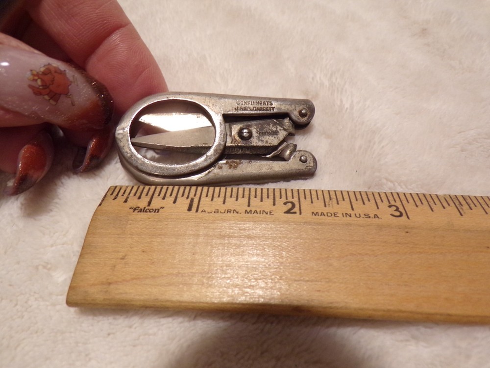 VTG Mini Folding Scissors Compliments J&EB Garrett