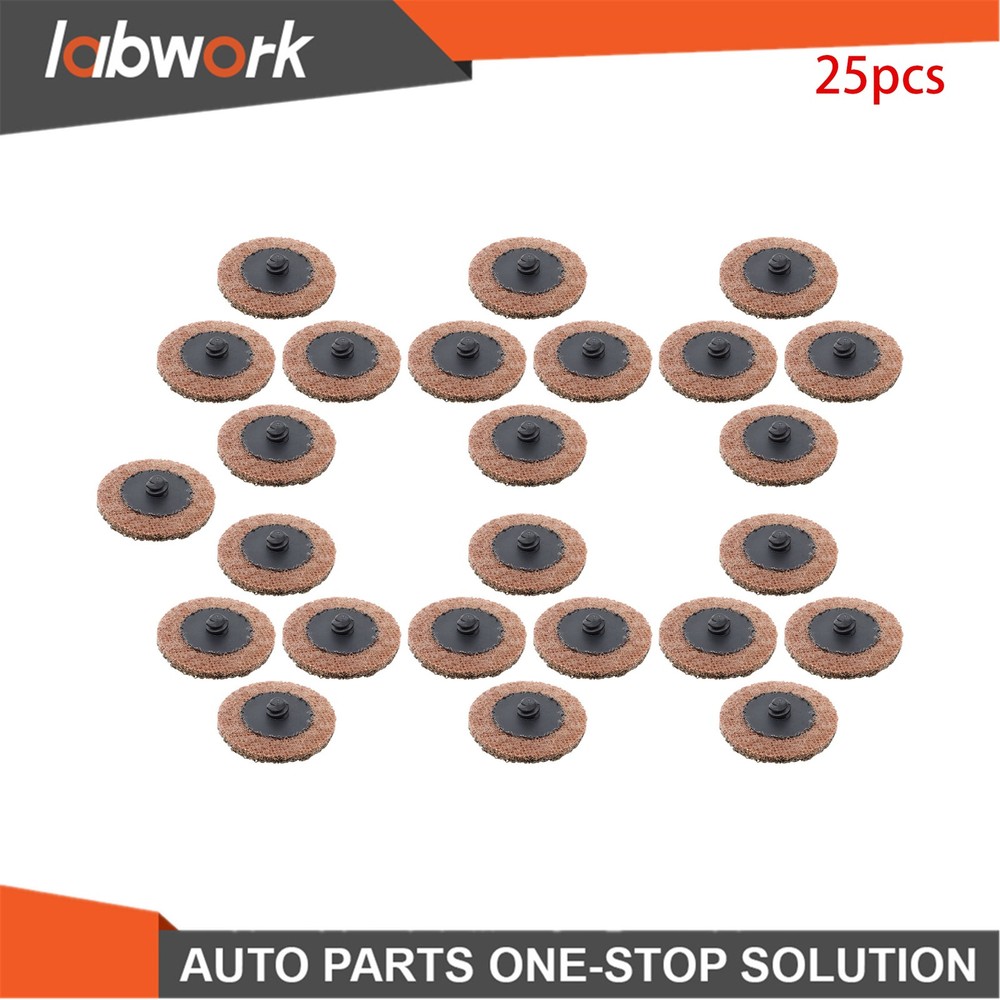 Labwork 25 Pcs 2 Inch Surface Conditioning Quick Change Sanding Discs
