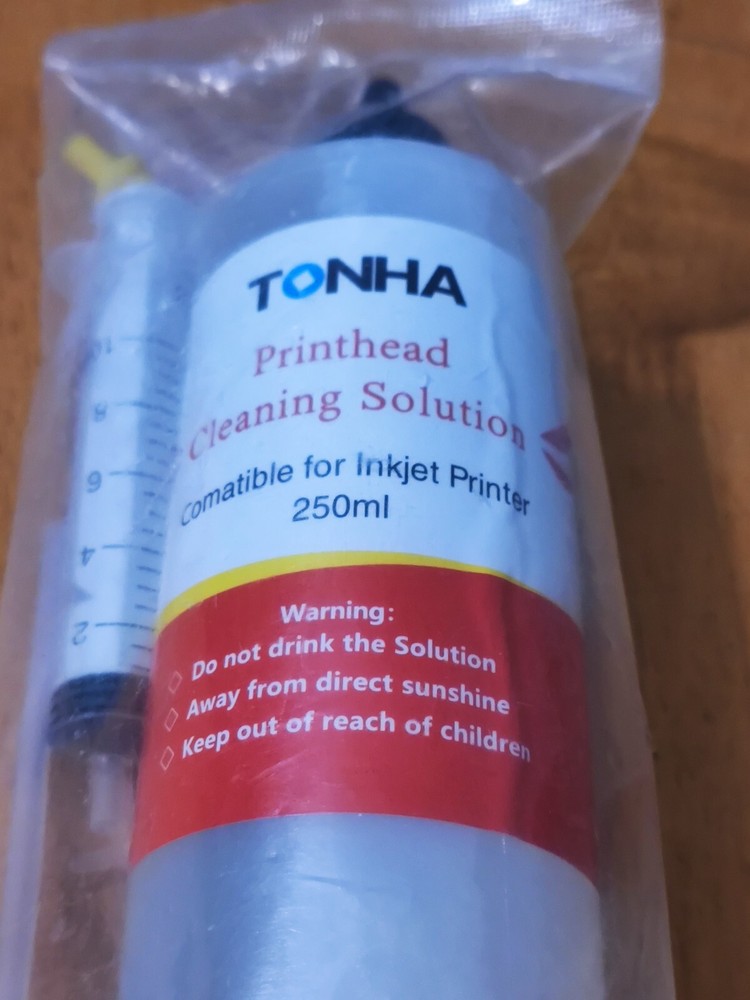 TONHA PRINTHEAD Cleaning Solution 250ml New