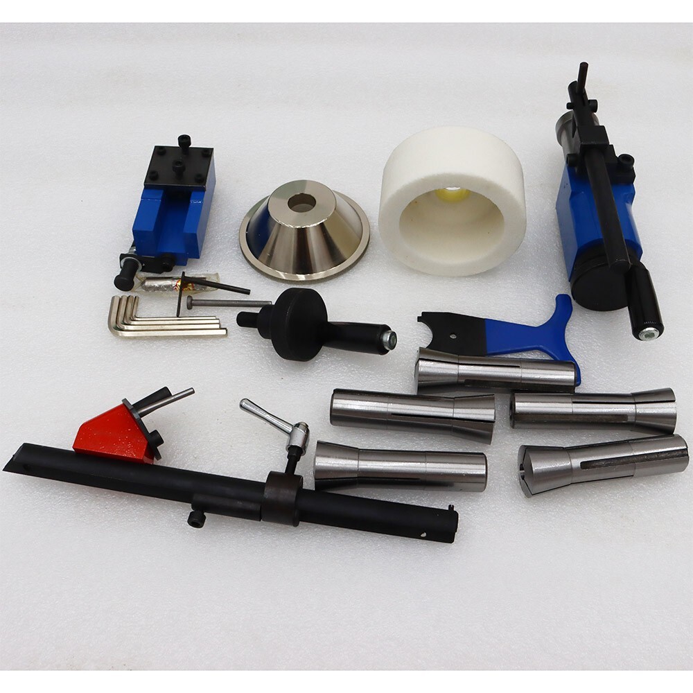110V Universal Cutter Grinder End Mill Lathe Drill Bit Sharpener R8 Collets