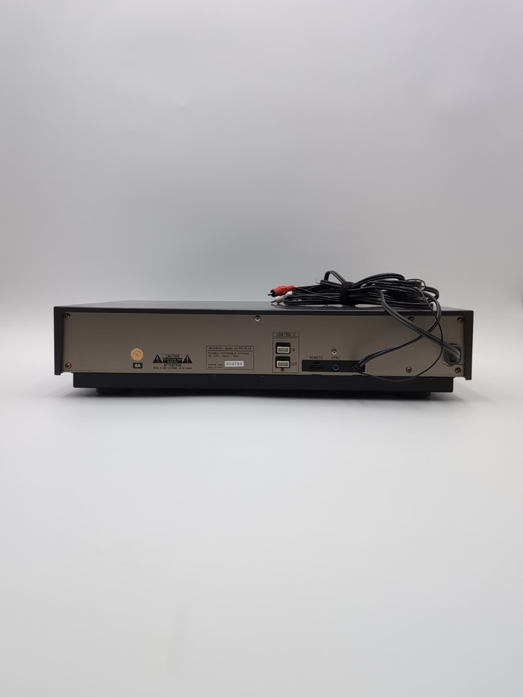 Sony PS-FL7II Linear Tracking Turntable Rare Front-Loading Japan Works