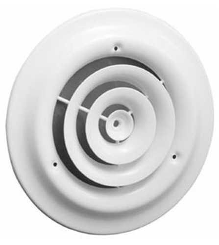 HART & COOLEY 16W-12IN Ceiling Diffuser 12" Metal White Airflow Distribution