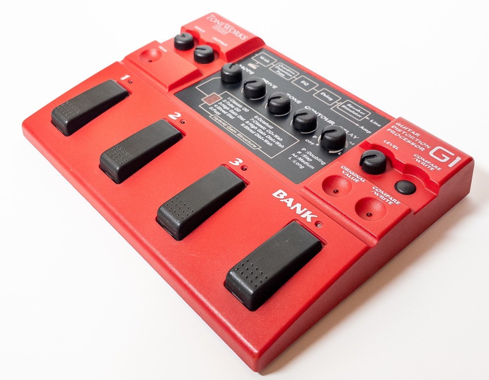 KORG Toneworks G1 Multi Effects Processor Tested Working Footswitch Issue