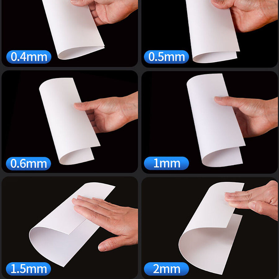 White/Black PVC Sheet Plastic Plate Hard Insulation Board Customized Links