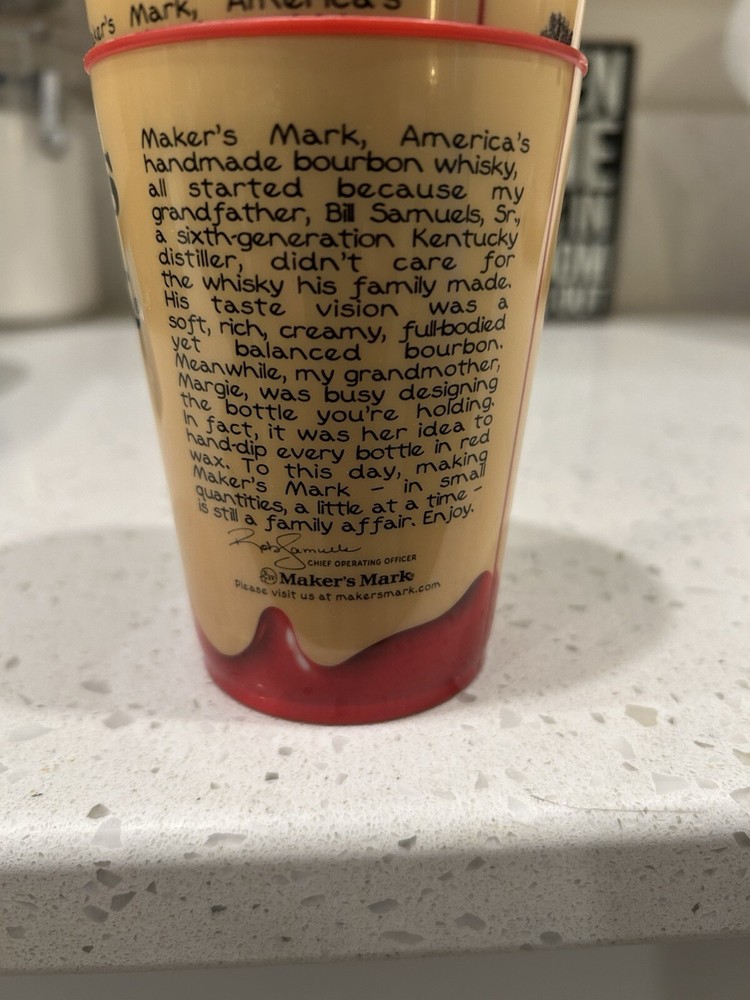 Maker’s Mark- Limited Edition Commemorative 12oz Hard Plastic Cups