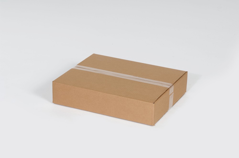 13x13x4 Inch Flat Corrugated Boxes, ECT-32, 25-Pack