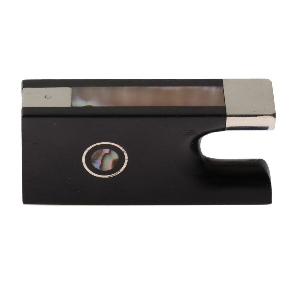 Replacement Violin Bow Ebony Frog with Screw