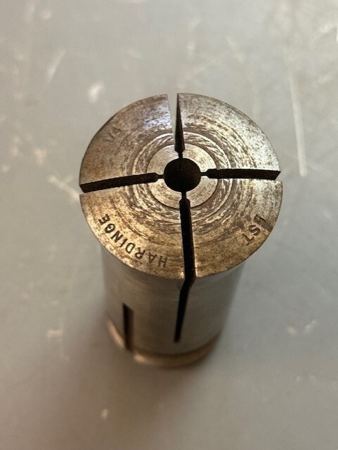 Hardinge 1/4" 5ST Round Collet
