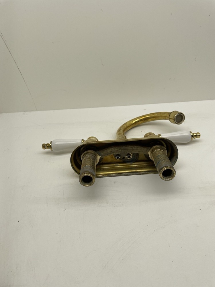 Vintage 2 Handle Brass Faucet