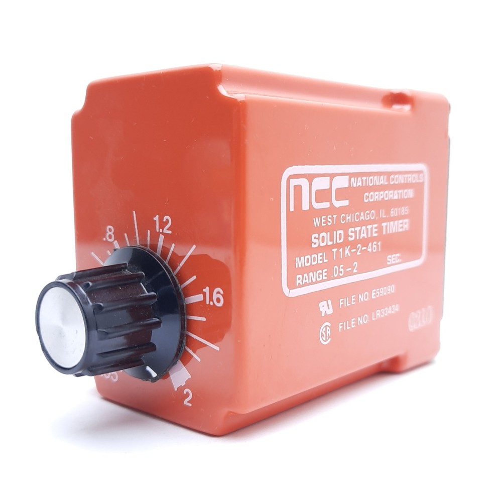 Ametek NCC T1K-2-416 Solid State Timer Adjustable Knob, Range 0.05-2sec, 120VAC