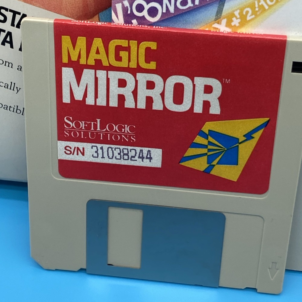 Vintage Magic Mirror SoftLogic Solutions Software PC 3.5" Floppy Disk Boxed