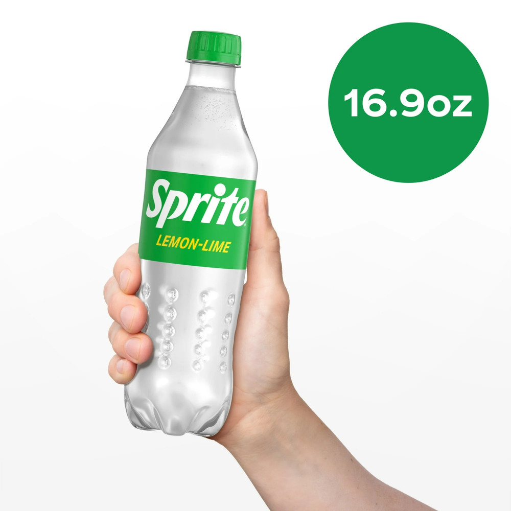 (Pack 2) Sprite Lemon Lime Soda 16.9 fl Oz Each 6 Pack Bottles
