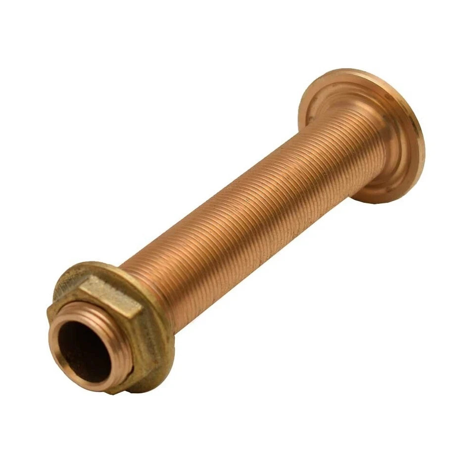 * GENUINE Perko Boat Thru Hull Fitting 0348DP5PLB Bronze 3/4 Inch Extra Long-NEW