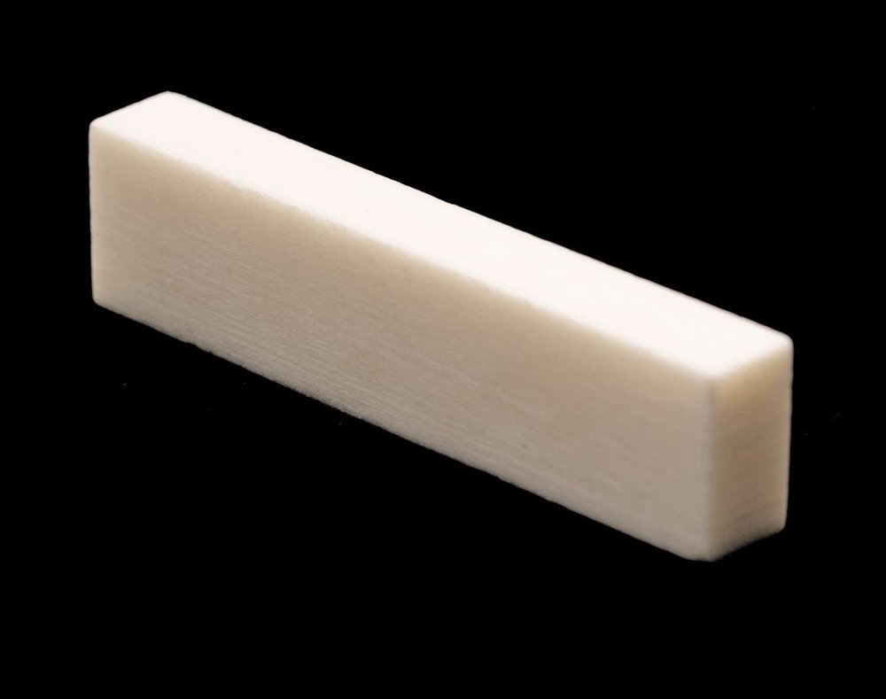 Tone Ninja Genuine Bone Nut Blank, Bleached 15/64" thick NBT-NB22