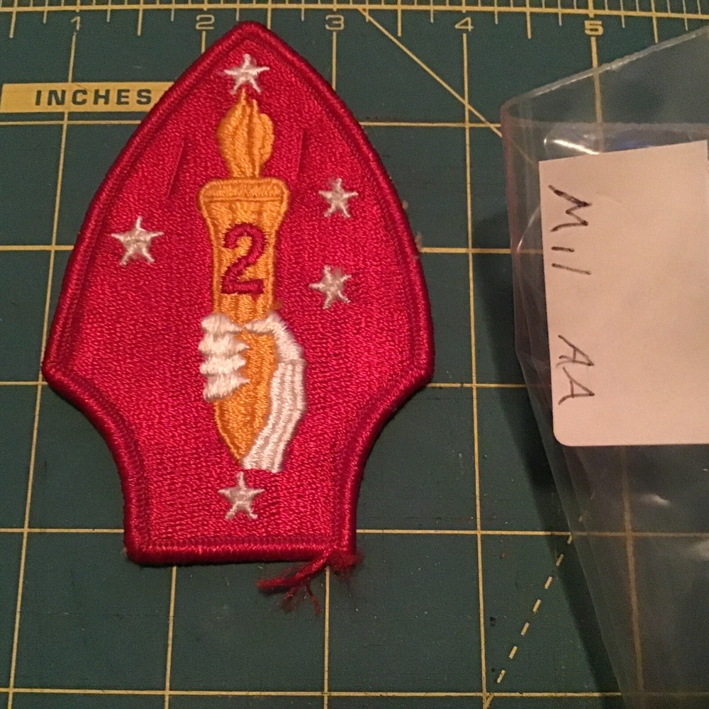 US Marines 2nd Marines Division WWII Shoulder Patch