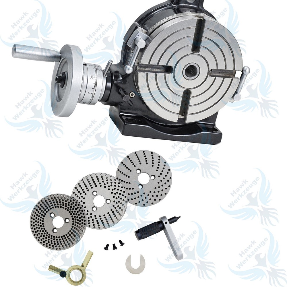 Rotary Table 6" Precision Horizontal Vertical & Index plates set, dividing plate