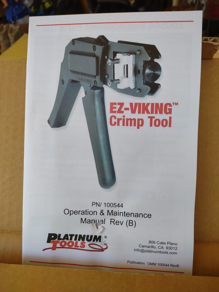 Platinum Tools 100544 EZ-VIKING Crimp Tool