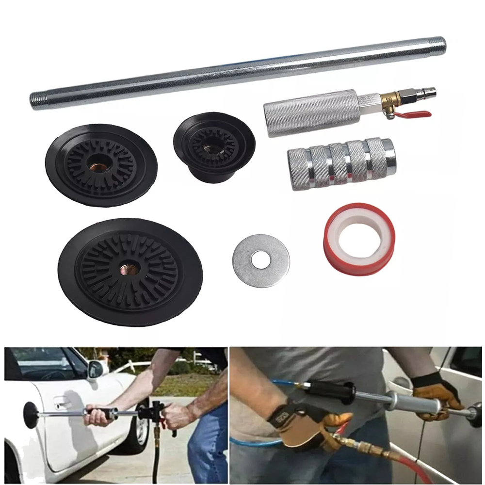 Air Pneumatic Suction Dent Puller Slide Hammer Pulling Car Body Repair Work Tool