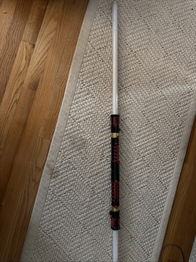 Light Silver And Red Lightsaber/ Darth Maul Lightsaber