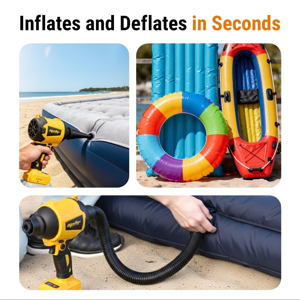 Cordless Compressed Air Duster & Blower Compatible with DeWalt 20V MAX Batter...