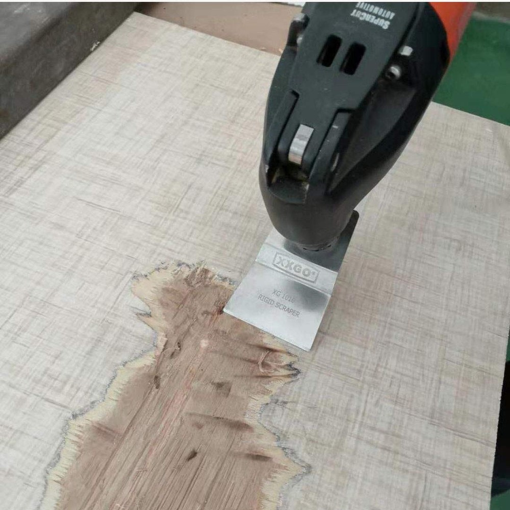 XXGO 4 Pcs Oscillating Multi Tool Scraper Blade - 4 Pcs, Silver