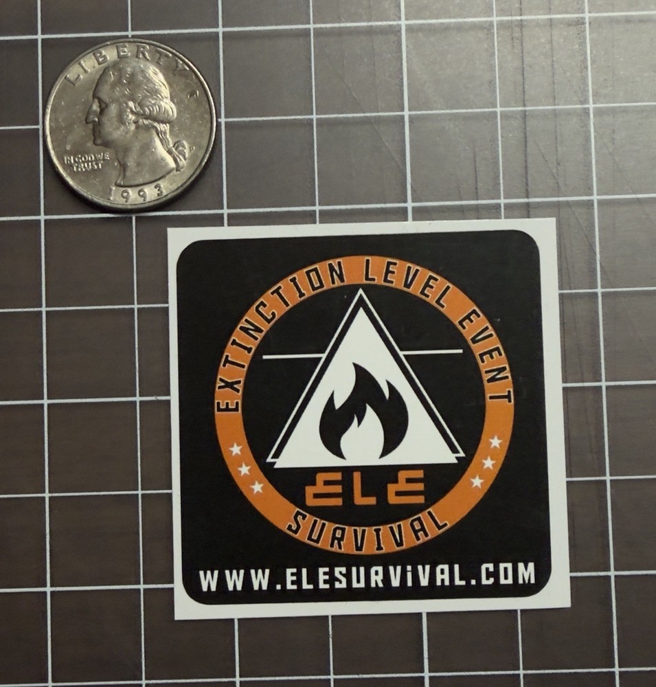 Extinction Level Event Survival Sticker