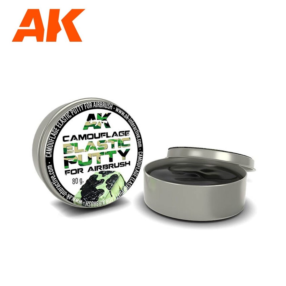 AK Interactive 8076 Camouflage Elastic Putty 80g - US