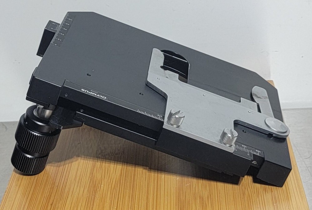 Olympus Microscope Stage with Slide Clip for BH2 Microscope