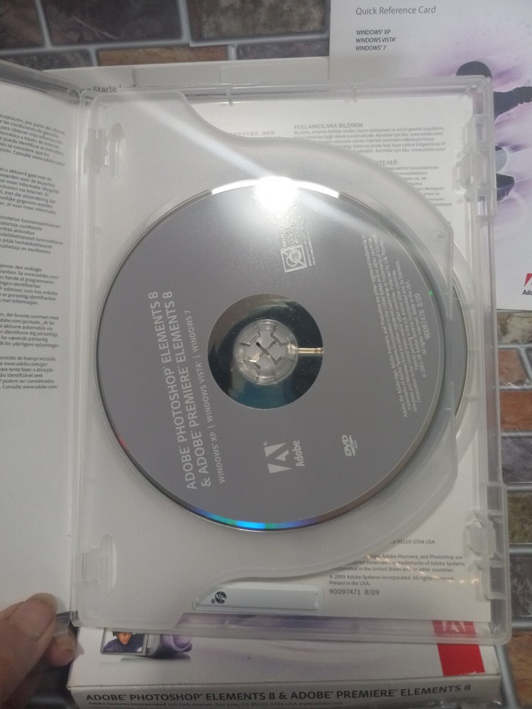 Genuine Original Adobe Photoshop Elements 8 and Premie Elements 8 NOB