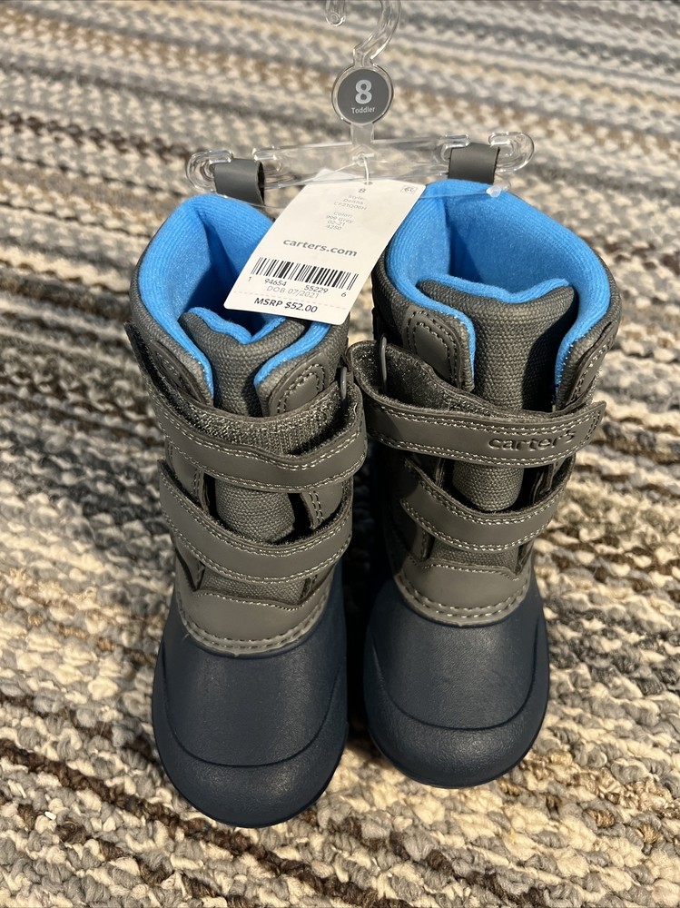 carters boys snow boots size 8 new