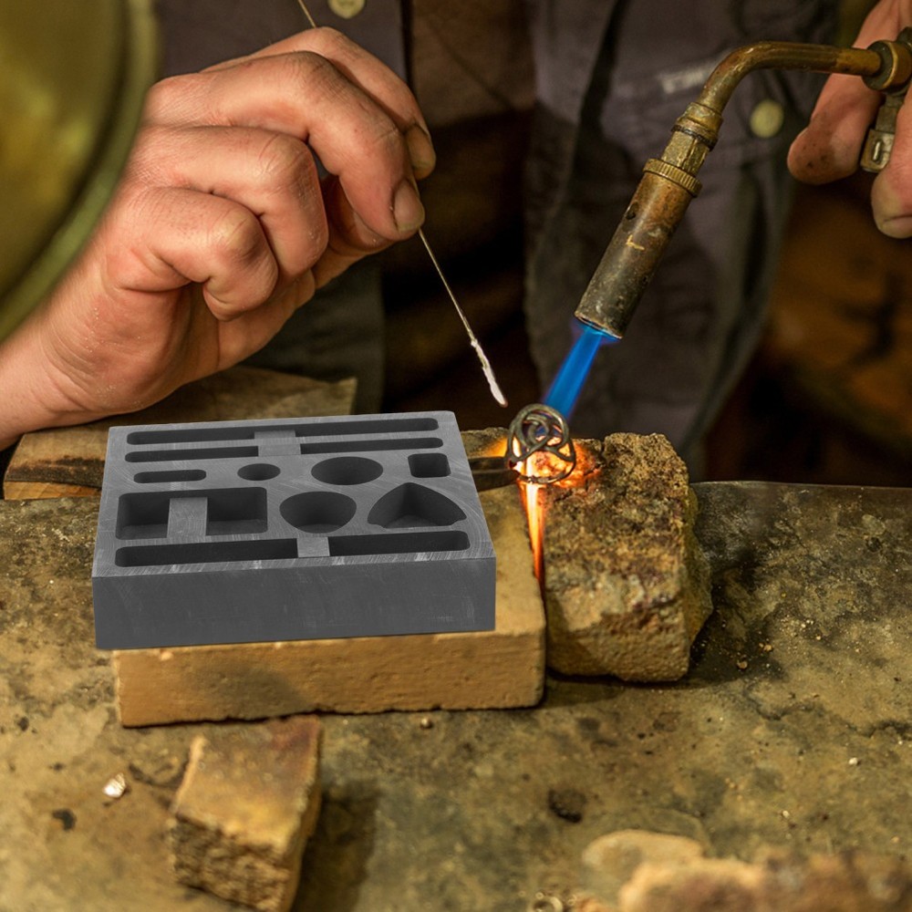 Graphite Ingot Mold for Melting Gold Silver Copper Casting Tool