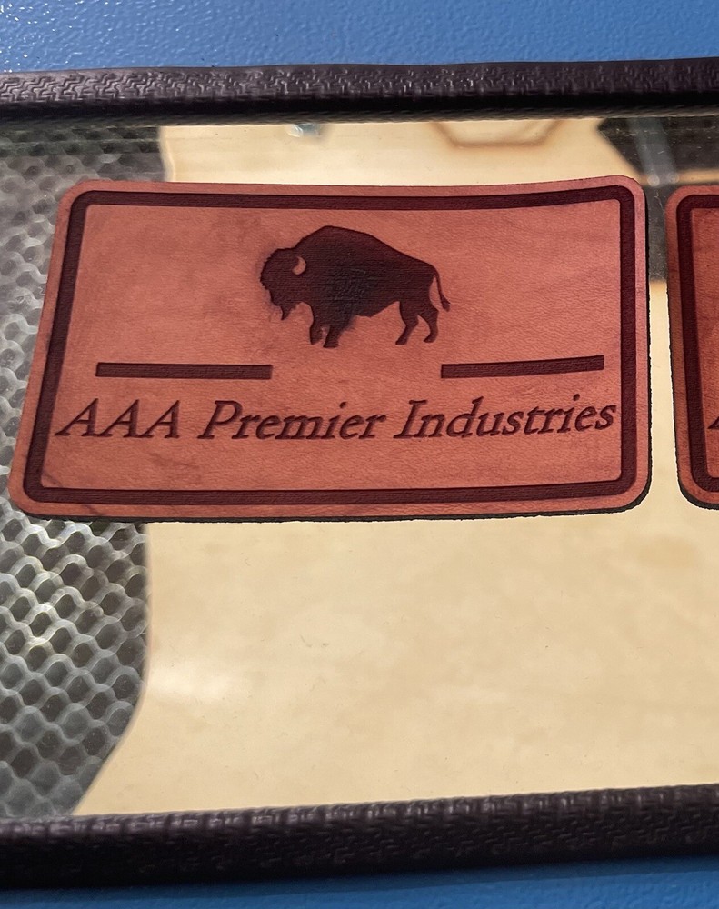 Custom leather patch For 5” - 7” Any Shape Any Design Any Logo