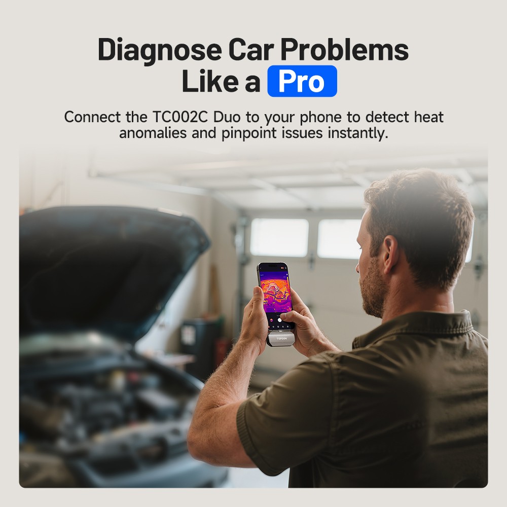 TOPDON TC002C Duo Compact Thermal Imaging Camera for Android & Windows & iOS